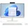 24-cr0009ng All-in-One PC 2023 23,8'' Touchscreen IPS AMD Ryzen 3 7320U 2,4 GHz 8 GB RAM 512 GB SSD Windows 11 Home