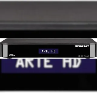 Megasat HD 935 Twin V4 – Twin-Sat-Receiver (2 Empfänger, SAT>IP Client & Server, PVR, Bluetooth Audio-Streaming zur Übertragung von Audio an Kopfhörer/Lautsprecher) – Schwarz