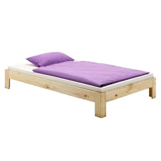 Idimex Futonbett Thomas 90X200 Cm , Holz , Kiefer , Vintage , 90x200 cm , FSC Mix , Schlafzimmer, Betten, Futonbetten