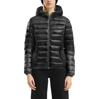 QS Steppjacke glänzend schwarz 34