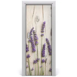 Tulup Türaufkleber 75x205 cm Dekorativ für Türen , Lila , Kunststoff , Rechteckig , 75x205x0.01 cm , Tapeten & Wandverkleidungen, Wandtattoos & Sticker