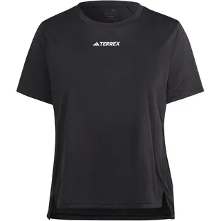 Adidas Damen T-Shirt (Short Sleeve) W Mt Tee Pl, Black, HM4002, 2X