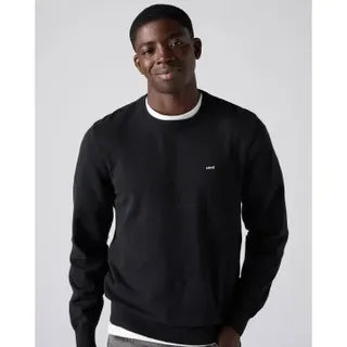 Levi's für Herren. A7207-0040 Hausmarke Leichter Pullover schwarz (S), Lässig, Baumwolle