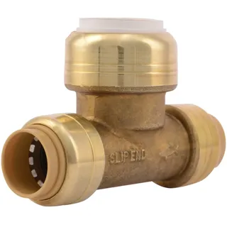 SharkBite PVC-Fitting UIP363A 1⁄2" CTS X 1⁄2" CTS X 1⁄2" CTS X 1⁄2" PVC, PVC-Stecker auf Kupfer, PEX, CPVC, HDPE oder PE-RT für Trinkwasser