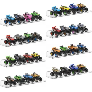 Lifewit 8 Pack Kunststoff Wandregal, 35,5 x 10,2 cm Hängeregal für Kinderzimmer Schlafzimmer Wohnzimmer Bad Küche, Schweberegal Regalbrett trag. 6KG, Bilderleiste Bücherregal Kinder Wand, Klar