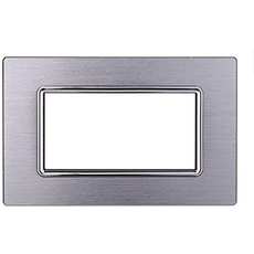 Platte aus Aluminium 4P Silber glänzend