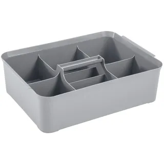 Curver 243837 Aufbewahrungsbox HANDY (L x B x H) 366 x 263 x 104mm Silber 1St.