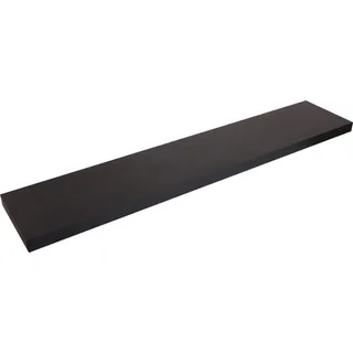 Wandregal Carlton 120 cm x 24 cm x 3,8 cm Schwarz