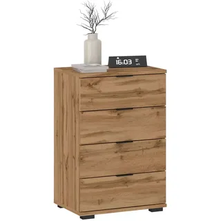 CARO-Möbel Nachtkommode Piano , Holzwerkstoff , Mode , 45x70x38 cm , Schlafzimmer, Nachtkästchen