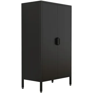 VCM Mid.you Highboard 60 x 110 x 35 cm Schwarz