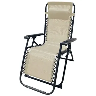 Marbueno Summer 10005x2 90x66x108 Cm Klappbare Sonnenliege - Beige - One Size