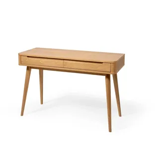 Woodek Konsole Nora, Natur Massiveiche , Beige , Holz , Echtholz,Eiche , 120x78x45 cm , FSC 100% , Wohnzimmer, Wohnzimmertische, Konsolentische