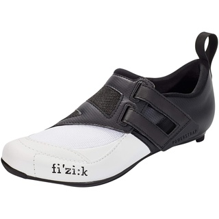 fizik Transiro Powerstrap R4 Triathlonschuhe schwarz/weiß