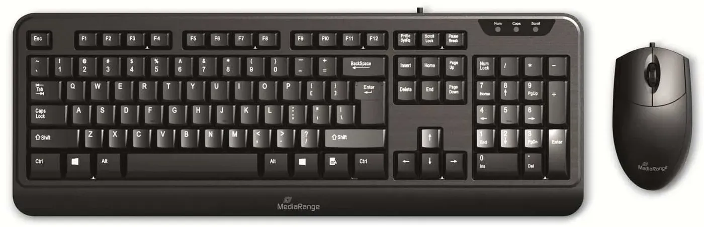 Bild von MROS108 Keyboard and Mouse Set schwarz,