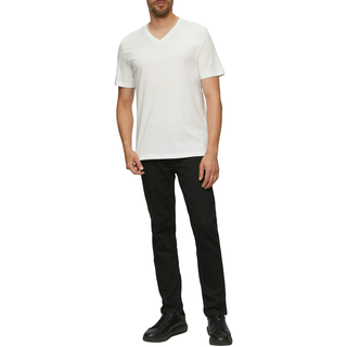 Slim-fit-Jeans S.OLIVER, Herren, Gr. 34, Länge 34, schwarz, Denim/Jeans, Obermaterial: 98% Baumwolle, 2% Elasthan, unifarben, slim fit knöchellang, Jeans Slim-fit-Jeans, im Five-Pocket Style