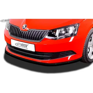 RDX Frontspoileransatz passgenau | kompatibel mit Skoda Fabia III (NJ) 2014-2018 (ABS Schwarz glänzend)