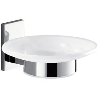 Gedy G-Singapore Seifenschale, Farbe Chrom, Komponenten aus Edelstahl und Chrom, 10 Jahre, Maße 6 x 14,6 x 10,6 cm, Einzigartig