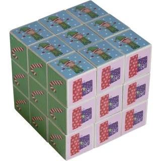 Weihnachten Puzzle Würfel - Neuheit Strumpffüller Geschenk