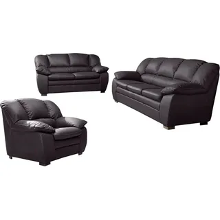 Cotta Couch 3-2-1 Garnitur 2-Sitzer + 2,5-Sitzer Braun