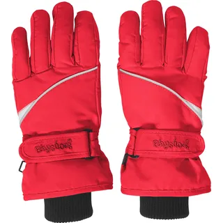 Playshoes Unisex Handschuhe Finger Skihandschuhe, Rot (Rot 8), 4