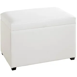 Haku-Möbel HAKU Möbel Sitztruhe 52324 weiß Holz 58,0 cm