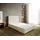 Boxspringgestell Dream-Well 120x200 cm Bouclé Creme-Weiß - Weiß,