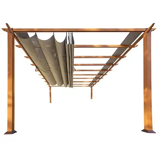 Paragon Pavillon Florenz 5,1 x 3,5 m Braun