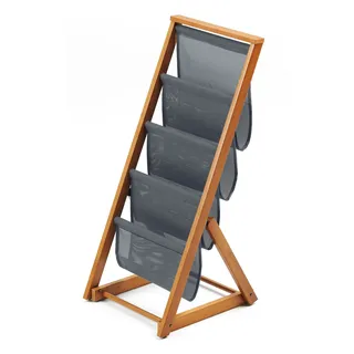 ARREDAMENTIITALIA Zeitschriftenständer Matrix, Holz - Klappbar - Farbe: Kirsche Holz AR-It il Cuore del Legno