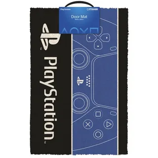 Playstation Fußmatte, (X-Ray Section Design) Kokosfaser Türmatte, Innen und Außen 40cm x 60cm - Offizielles Lizensprodukt