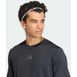 adidas Unisex Hairband 3-Pack, Black/Grey Six/White, M