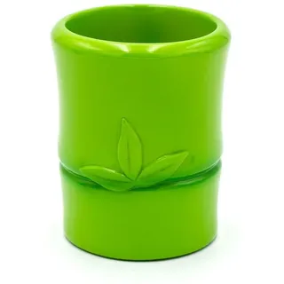 Sadena Zahnputzbecher , Grün , Kunststoff , Panda , 8.7x9.5x8.7 cm , Badaccessoires, Zahnputzbecher