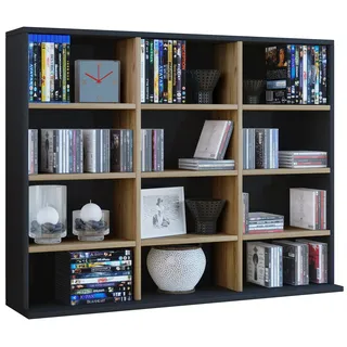 VCM Megosa L Bücherregal 102 x 40 x 200 cm Braun