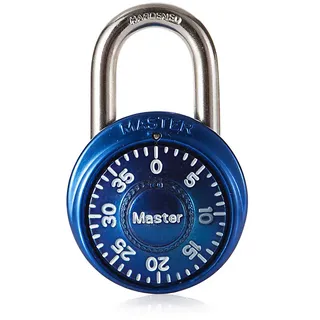 Master Lock Rundes Zahlenschloss 38 mm - Farblich Sortiert, 1533EURD