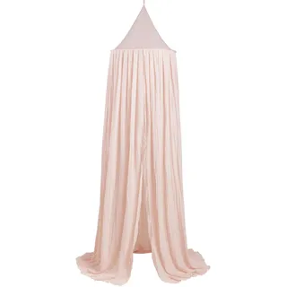 Meyco Baby Baldachin fürs Kinderzimmer - 55x240cm - hängender Betthimmel - Bettvorhang fürs Babybett, Babywiege oder Stubenwagen- Soft Pink