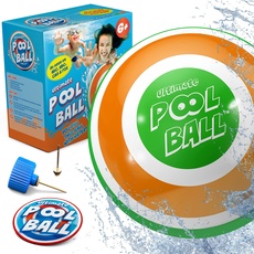 Activ Life Ultimate Pool Ball, Orange/Grün 15cm Ball (4.5 lbs gefüllt), Top Pool Spielzeug Sohn Tochter Nichte Neffe Beliebte Geburtstagsgeschenke 2023 für 6 7 8 9 10 Jahre alt