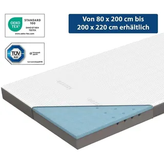 Genius eazzzy Topper Deluxe 80 x 200 cm Weiß