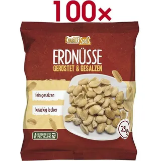 Hellma Knabberspaß Erdnüsse 100x 25,0 g