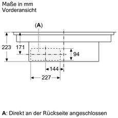 Bild von T48TD7BN2 Induktionskochfeld mit Kochfeldabzug Autark