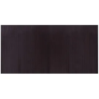 vidaXL Teppich Rechteckig Dunkelbraun 100x200 cm Bambus