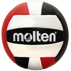 Molten Camp-Volleyball (Schwarz/Rot/Weiß, offiziell)