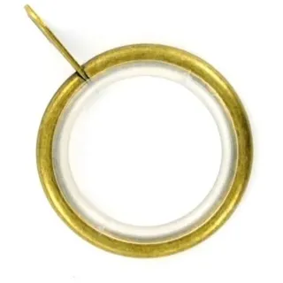 Bulk Hardware bh05500 Silent Gardinen Stange Ring Feste Eye Antik Messing Innen Dimension 23 mm, Set 24 Stück