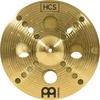 Meinl Cymbals HCS Trash Stack — 14 Zoll (Video) Schlagzeug Becken (35,56cm) Messing, Traditionelles Finish (HCS14TRS)