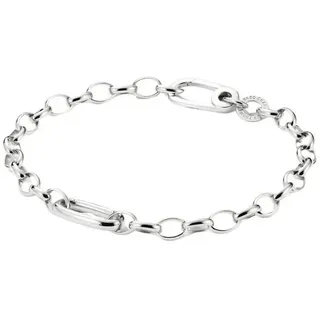 Thomas Sabo Charm-Armband mit Connect Link silberfarben 17