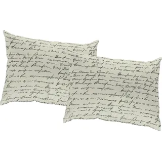 ADAM Audio Adam »Kissenhülle Scribble« aus Bio-Baumwolle, Kissenhülle ohne Füllung, 1 Stück beige