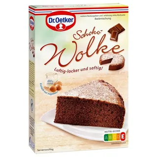 Dr. Oetker Schoko Wolke Kuchenbackmischung für einen Rührkuchen 455g