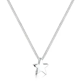 Elli Halskette Stern Schlicht Basic 925 Silber