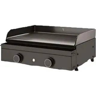 Gas plancha 5,6 kw emaillierte gusseisenplatte 57,7 x 41 cm - Forge Adour origing60a - Silber