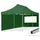 Faltpavillon 6 x 3 m inkl. 2 Seitenteile Dunkelgrün