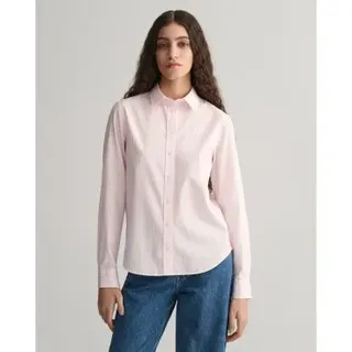 GANT Regular Fit Popeline Bluse mit Streifen - Pink,Rosa - 38