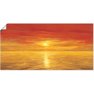 Artland Poster »Oranges Meer« Meer Bilder 1 Stk. tlg. als Alubild, Leinwandbild, Wandaufkleber oder Poster in versch. Größen, orange